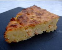 La quiche gâteau de pommes de terre au saumon