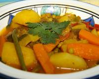 Tajine de légumes traditionnel