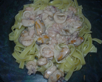 Tagliatelles aux fruits de mer