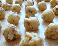 Cookies aux figues séchées, au fromage de chèvre et au thym