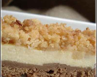 Cheese cake façon crumble
