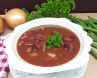 Soupe aux haricots rouges