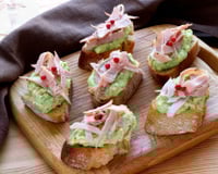 Crostinis à la courgette