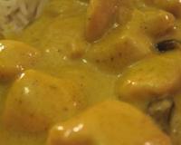 Poulet au curry facile et rapide.