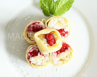 Maki aux framboises et aux bananes