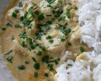 Le poulet coco qui est devenu un classique dans ma p'tite cuisine et qui plait toujours.