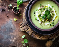 Soupe de fèves fraîche