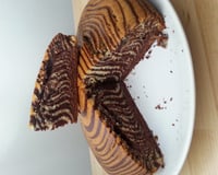 Gâteau twist chocolat et vanille