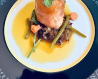 Civet de chapon au whisky