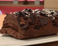 Bûche au chocolat express