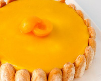 Charlotte mangue abricot