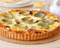 Voici ma quiche au roquefort et aux artichauts, un plat qui a du goût et qui change des quiches ordinaires !