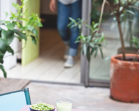 Petits-pois lactés à la menthe