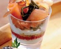 Verrine de saumon et mascarpone