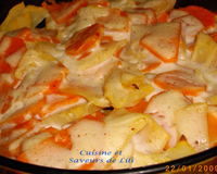 Gratin de patates douces et céleri