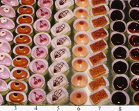 Palette de petits fours frais