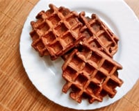 Gaufres vegan et fitness au chocolat