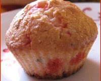 Muffins coco pralines roses
