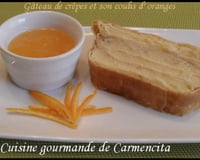 Gâteau de crêpes et son coulis d'orange