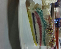 Gâteau arc en ciel