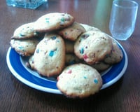 Cookies aux M&M's maison