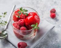 Sorbet aux framboises au Companion
