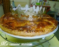 Galette des rois à la fleur d'oranger