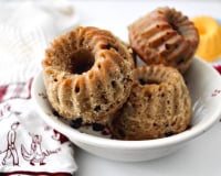 Mini kougelhops sans lactose