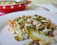 Gratinée de chou romanesco et petites pâtes savoyardes  aux deux saveurs de noix
