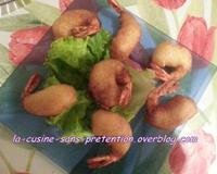 Beignet très léger accompagnés d'une salade c'est parfait.