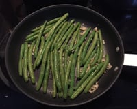 Haricots verts à l'ail