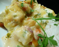 Gratin de cabillaud aux légumes