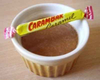 Petits pots de crème Carambar