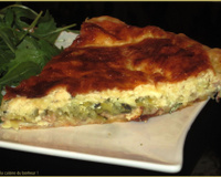 Tarte au thon, courgettes et tomates séchées