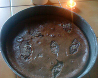 Clafoutis poire/chocolat