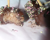 Cake pops de quatre-quarts au Nutella