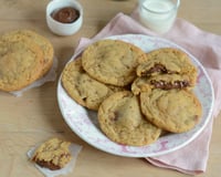 Cookies à la pâte à tartiner au chocolat