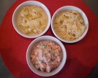 Tagliatelles au saumon