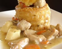 Bouchées à la reine aux ris de veau et quenelles