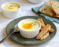 Oeuf cocotte au Air Fryer