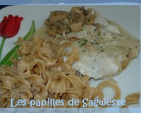 Filets de lieu noir au cidre