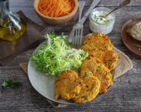 Galettes de carottes au cumin