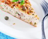 Tarte au thon au fromage fais de St Môret