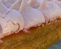 Tarte au citron & framboises, meringuée