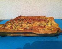 Quiche salée champignons et jambon