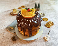 Panettone garni aux deux crèmes