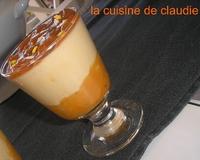 Il s'agit d'un dessert très frais où l'association de la crème de caramel à la fleur de sel avec l'abricot s'accomode très bien niveau goût.