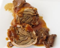 Lapin farci aux champignons