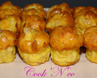 Cannelés au gruyère, aux lardons et au comté