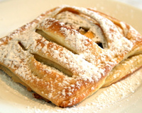 Jalousies feuilletées pommes abricots caramélisés